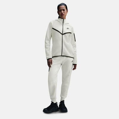 Nike Women's Sportswear Tech Fleece Windrunner Full-Zip Hoodie Ivory Nike Women's Sportswear Tech Fleece Windrunner Full-Zip Hoodie Ivory