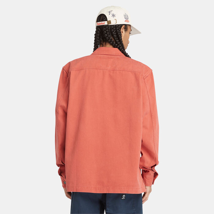Timberland Men's Washed Shirt Red Timberland Men's Washed Shirt Red image number 1