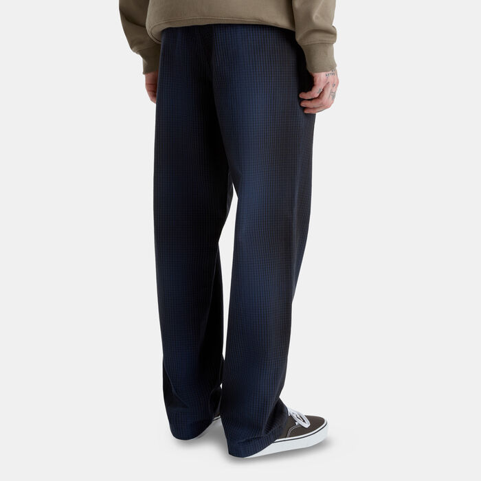 Vans Men's Authentic Chino Tapered Plaid Pants Blue image number 1