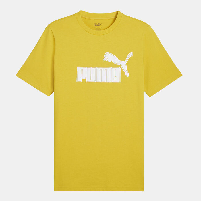 PUMA Men's Sports Club T-Shirt yellow PUMA Men's Sports Club T-Shirt yellow image number 0