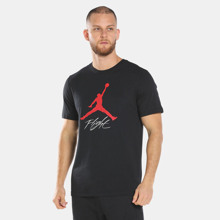 Jordan Men's Jumpman Flight T-Shirt Black Jordan Men's Jumpman Flight T-Shirt Black image number 0