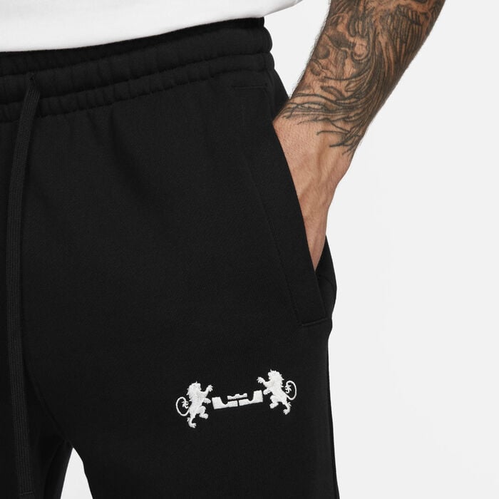 Nike Men's LeBron Open Hem Fleece Trousers Black Nike Men's LeBron Open Hem Fleece Trousers Black image number 2