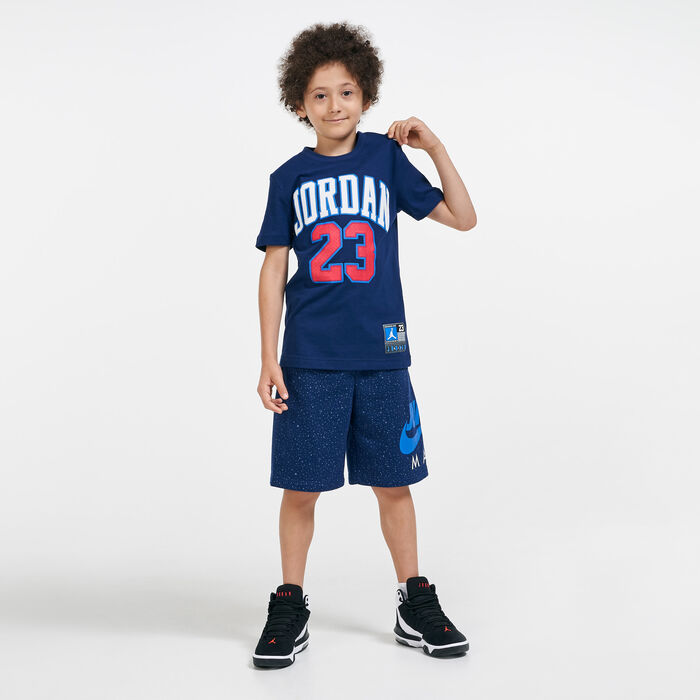 Jordan Kids' Practice Flight T-Shirt (Older Kids) Blue Jordan Kids' Practice Flight T-Shirt (Older Kids) Blue image number 2