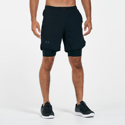 Under Armour Men's Launch Run 2-in-1 Shorts Black