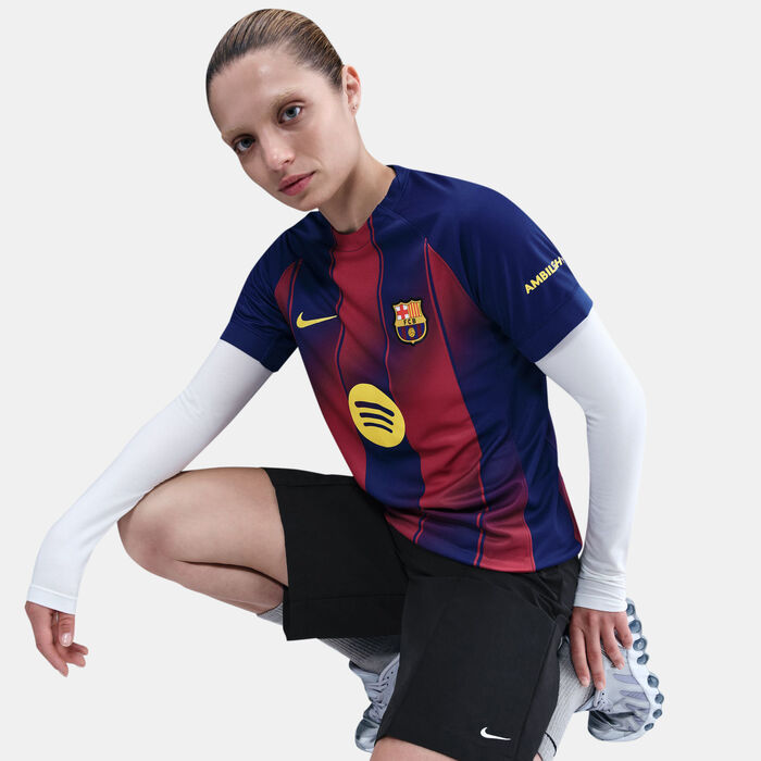 Nike Women's FC Barcelona 2025/26 Home Replica Football Jersey Blue Nike Women's FC Barcelona 2025/26 Home Replica Football Jersey Blue image number 3