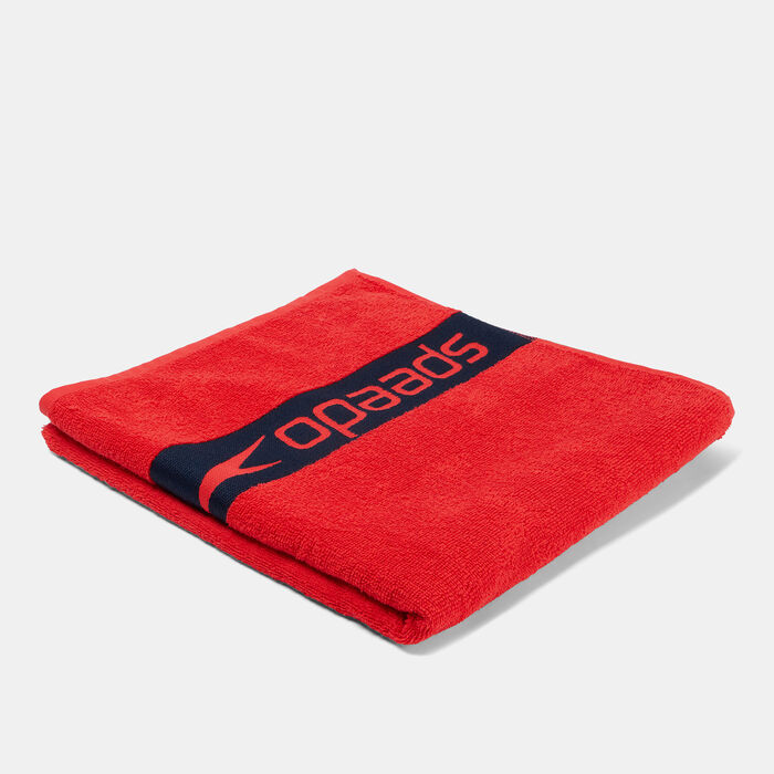 Speedo Border Towel Red Speedo Border Towel Red image number 1