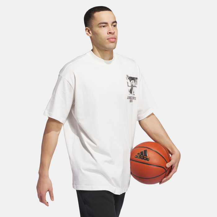 adidas Men's A.E. Graphic T-Shirt White adidas Men's A.E. Graphic T-Shirt White image number 2