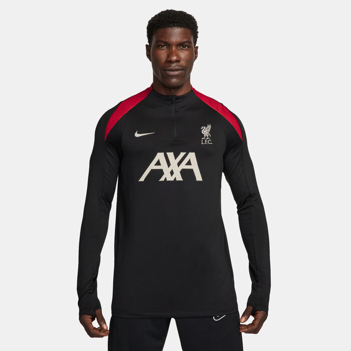 Nike Men's Liverpool Dri-FIT Strike Drill Football Top Black image number 0