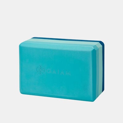 Gaiam Tri-Color Yoga Block Multi-Color Gaiam Tri-Color Yoga Block Multi-Color