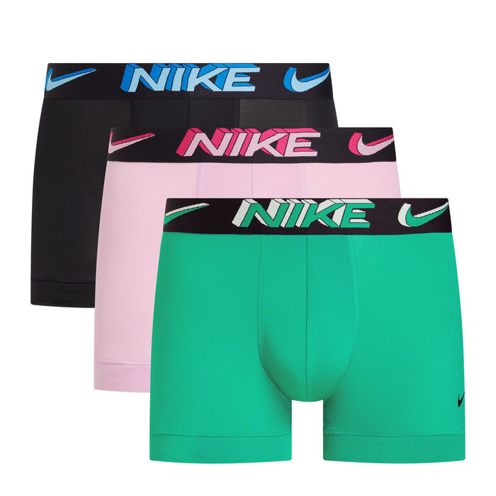 Nike Men's Dri-FIT Essential Micro Briefs (3 Pack) Green Nike Men's Dri-FIT Essential Micro Briefs (3 Pack) Green image number 0