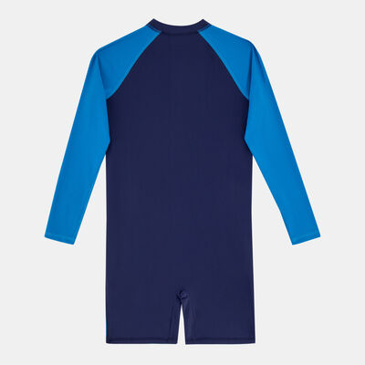 Sun and Sand Sports Kids' Swimming Jumpsuit Blue