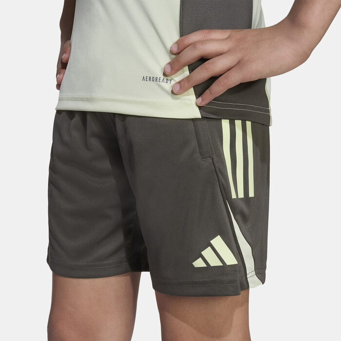adidas Kids' Real Madrid Tiro 25 Competition Training Football Shorts Grey adidas Kids' Real Madrid Tiro 25 Competition Training Football Shorts Grey image number 4