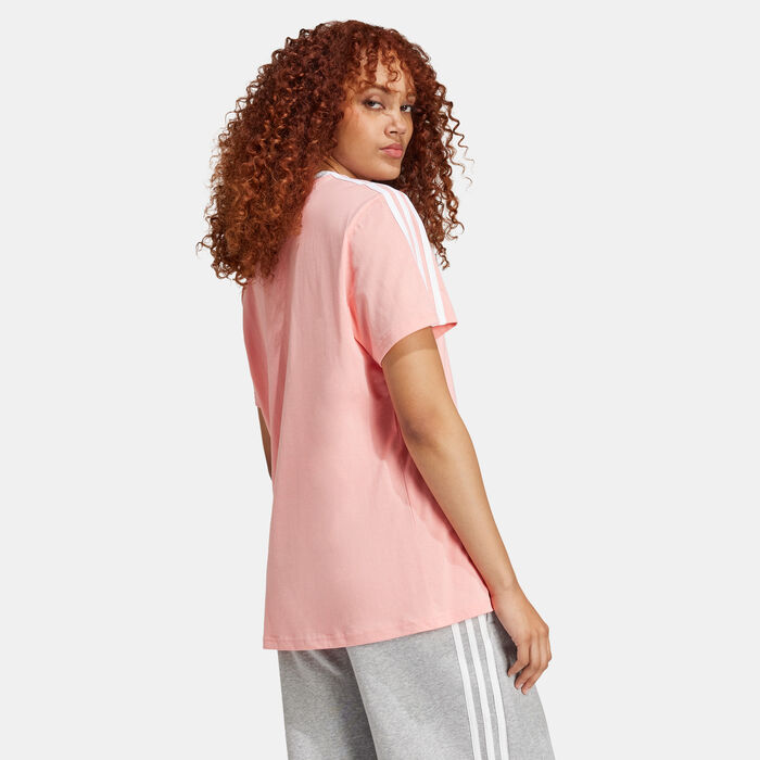 adidas Women's Essentials 3-Stripes T-Shirt Black adidas Women's Essentials 3-Stripes T-Shirt Black image number 1