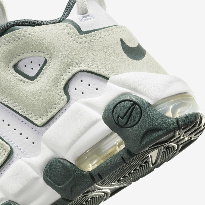 Nike Kids' Air More Uptempo Shoes White Nike Kids' Air More Uptempo Shoes White image number 7