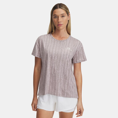 Under Armour Women's Vanish Energy 2.0 Printed T-Shirt Grey