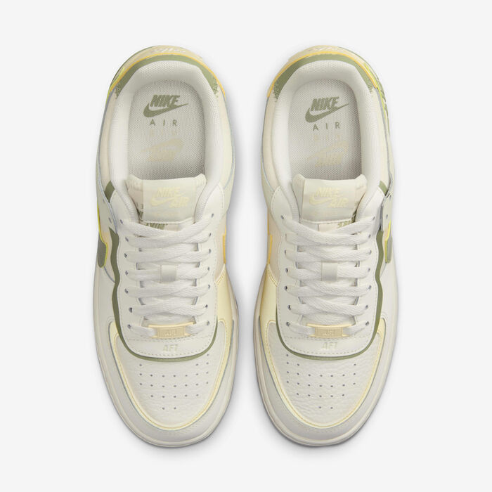 Nike Women's Air Force 1 Shadow Shoes Ivory image number 4
