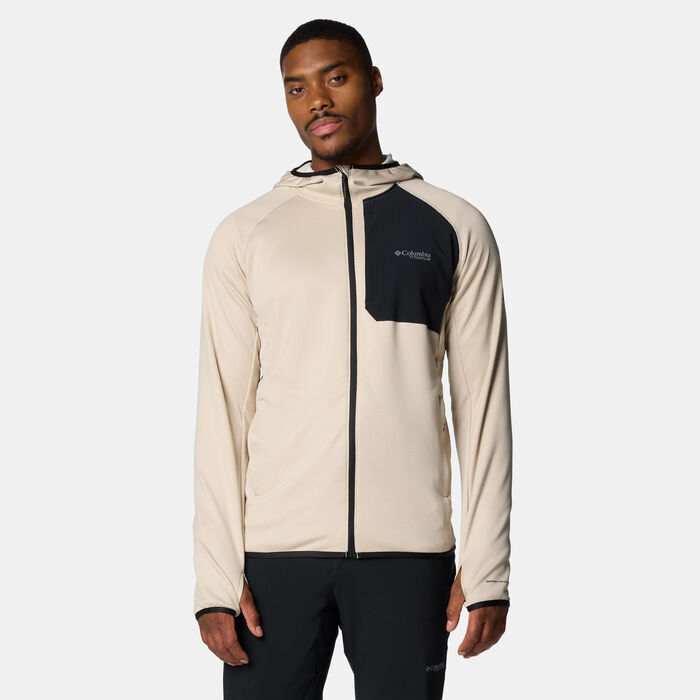Columbia Men's Triple Canyon Grid II Fleece Hoodie Beige Columbia Men's Triple Canyon Grid II Fleece Hoodie Beige image number 0