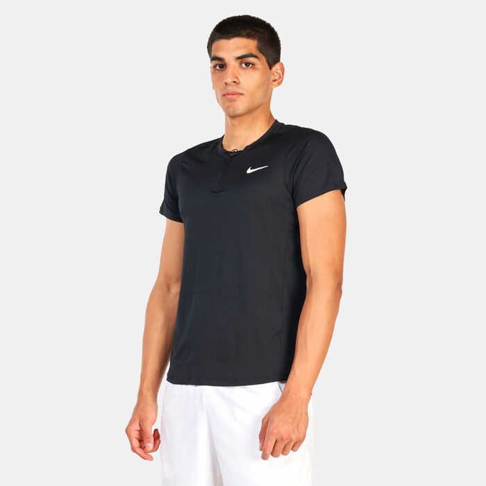 Nike Men's Court Flex Grand Slam Ultimate Polo Top Black image number 0