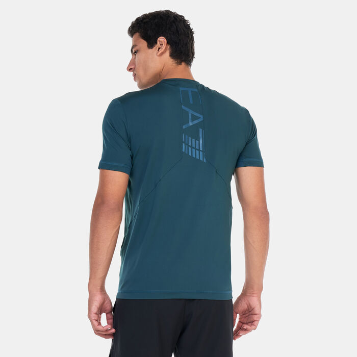 EA7 Emporio Armani Men's Ventus7 T-Shirt Grey EA7 Emporio Armani Men's Ventus7 T-Shirt Grey image number 1