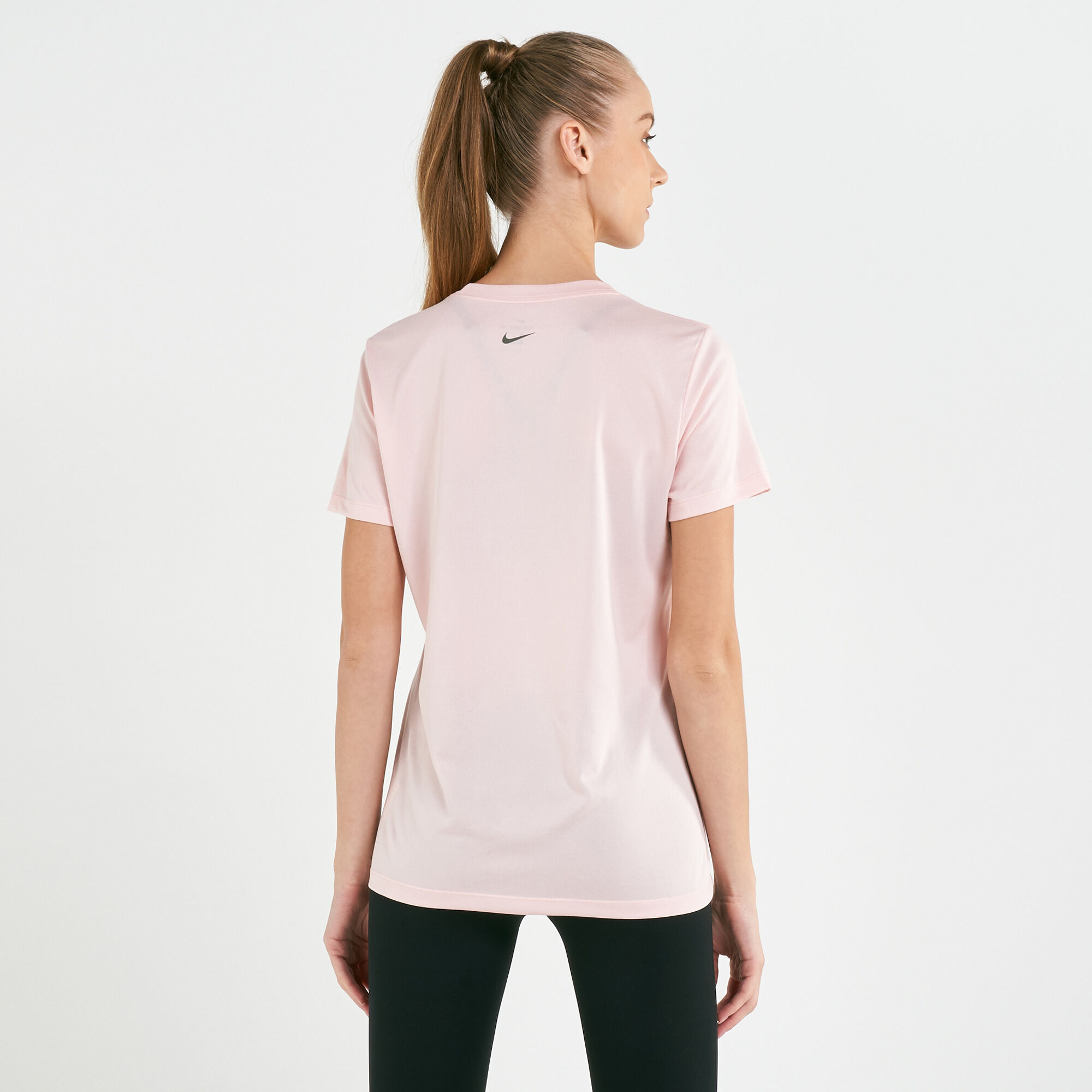 Buy Nike Women s Dri FIT Rebel T Shirt Pink in KSA SSS
