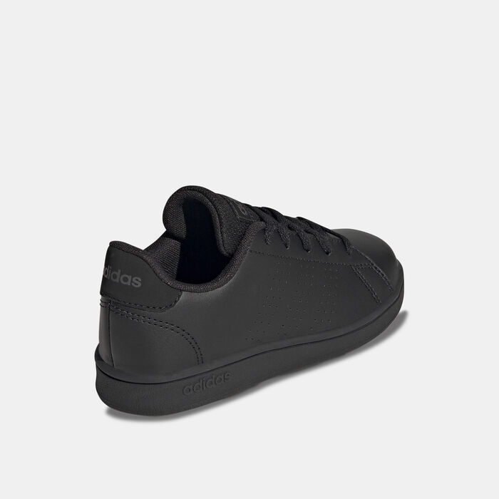 adidas Kids' Advantage Lifestyle Court Lace Shoe Black image number 2