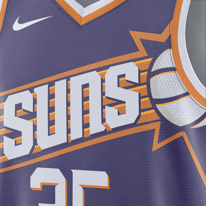 Nike NBA Phoenix Suns 2023/24 Icon Edition Dri-FIT Swingman Jersey Purple image number 2