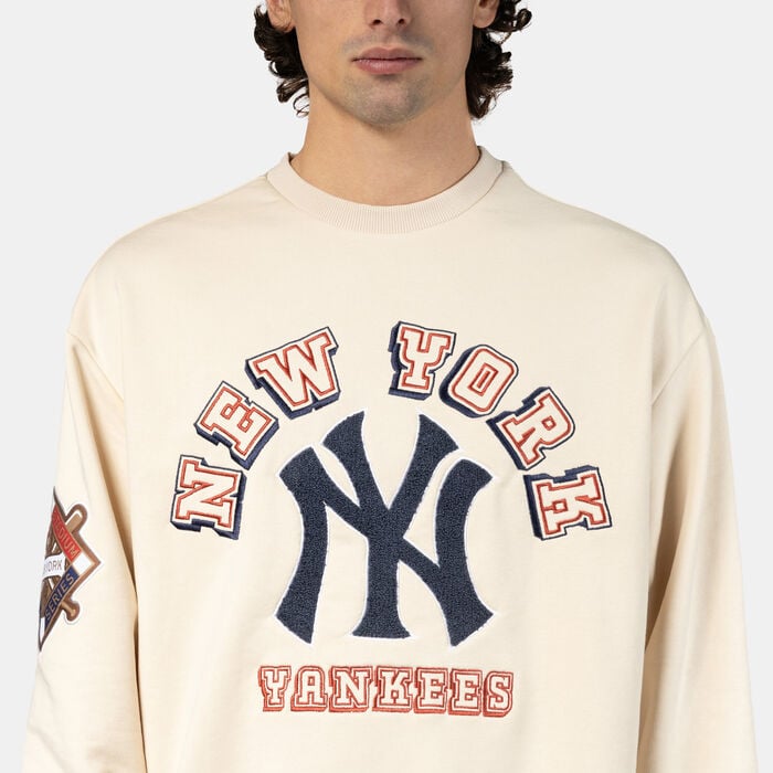New Era Men's MLB New York Yankees World Series Sweatshirt Beige New Era Men's MLB New York Yankees World Series Sweatshirt Beige image number 3