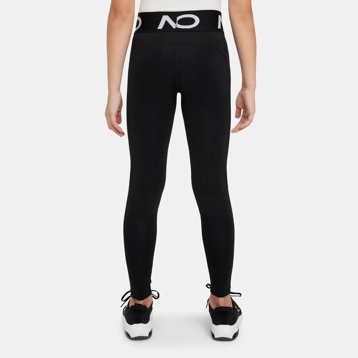 Nike Girls' Pro Dri-FIT Leggings Black image number 1
