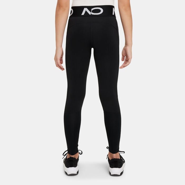 Nike Girls' Pro Dri-FIT Leggings Black Nike Girls' Pro Dri-FIT Leggings Black image number 1