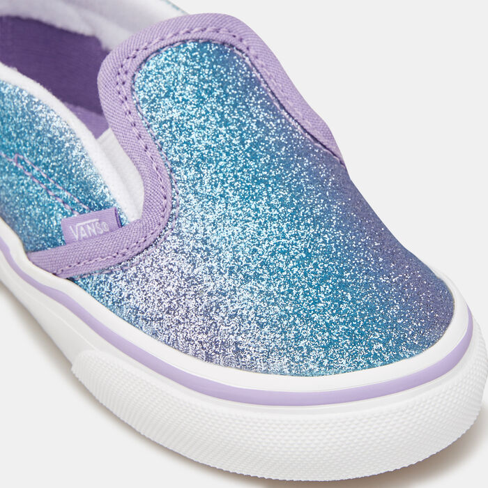Vans Kids’ Ombre Glitter Slip-On V Unisex Shoe (Baby and Toddler) Multi-Color image number 4