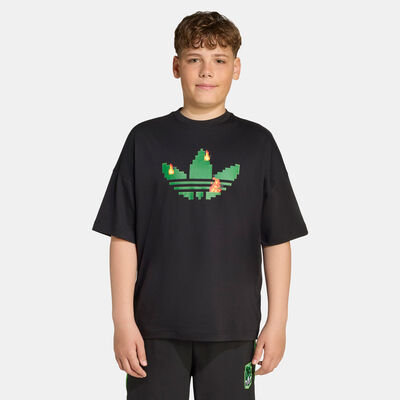 adidas Originals Kids' Minecraft T-Shirt Black