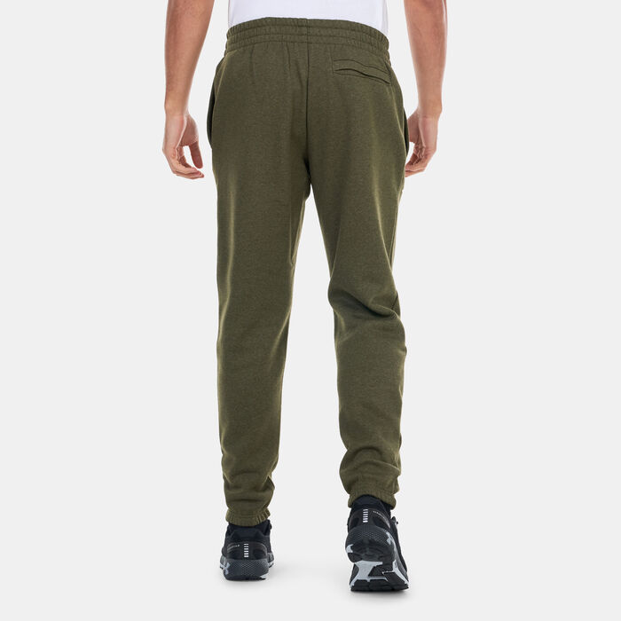 Under Armour Men's UA Essential Fleece Joggers Green Under Armour Men's UA Essential Fleece Joggers Green image number 1