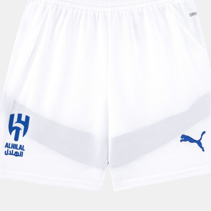 PUMA Kids' Al Hilal 24/25 Third Replica Football Shorts White image number 2