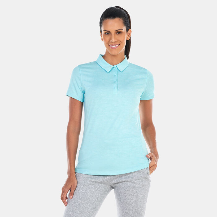 Under Armour Women's UA Playoff Polo Shirt Blue image number 0