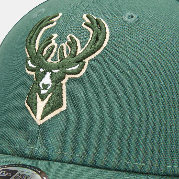New Era Men's 9Forty Milwaukee Bucks League Cap Green New Era Men's 9Forty Milwaukee Bucks League Cap Green image number 2