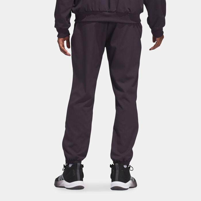 adidas Men's Basketball Select Pants Red adidas Men's Basketball Select Pants Red image number 1