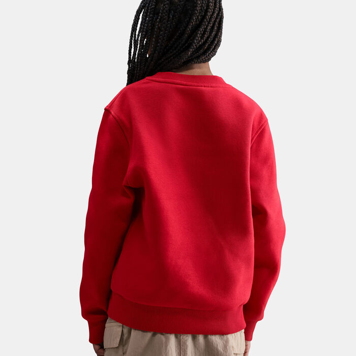 Nike Kids' Sportswear Club Fleece Sweatshirt Red image number 1