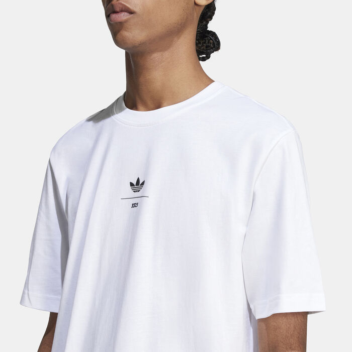 adidas Originals Men's Trefoil Series T-Shirt White adidas Originals Men's Trefoil Series T-Shirt White image number 4