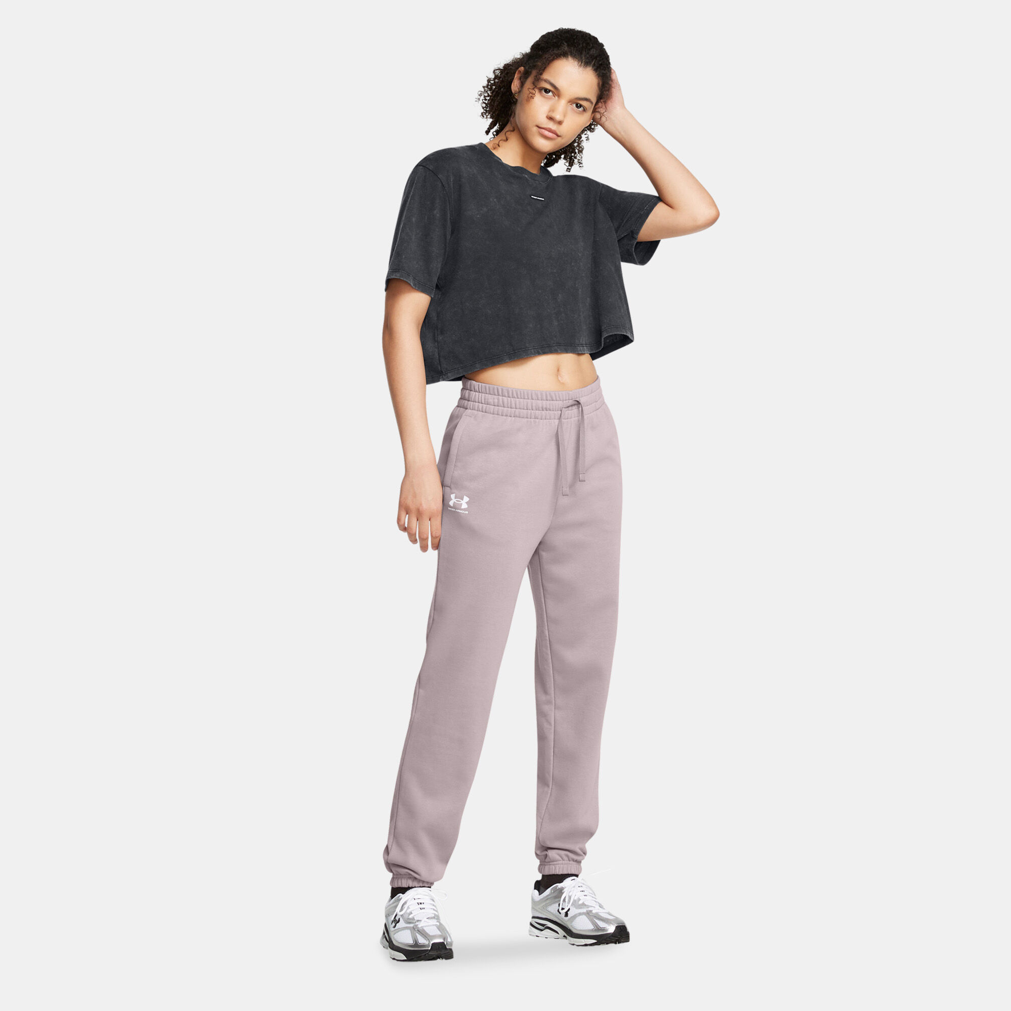 Under armour straight leg sweatpants deals