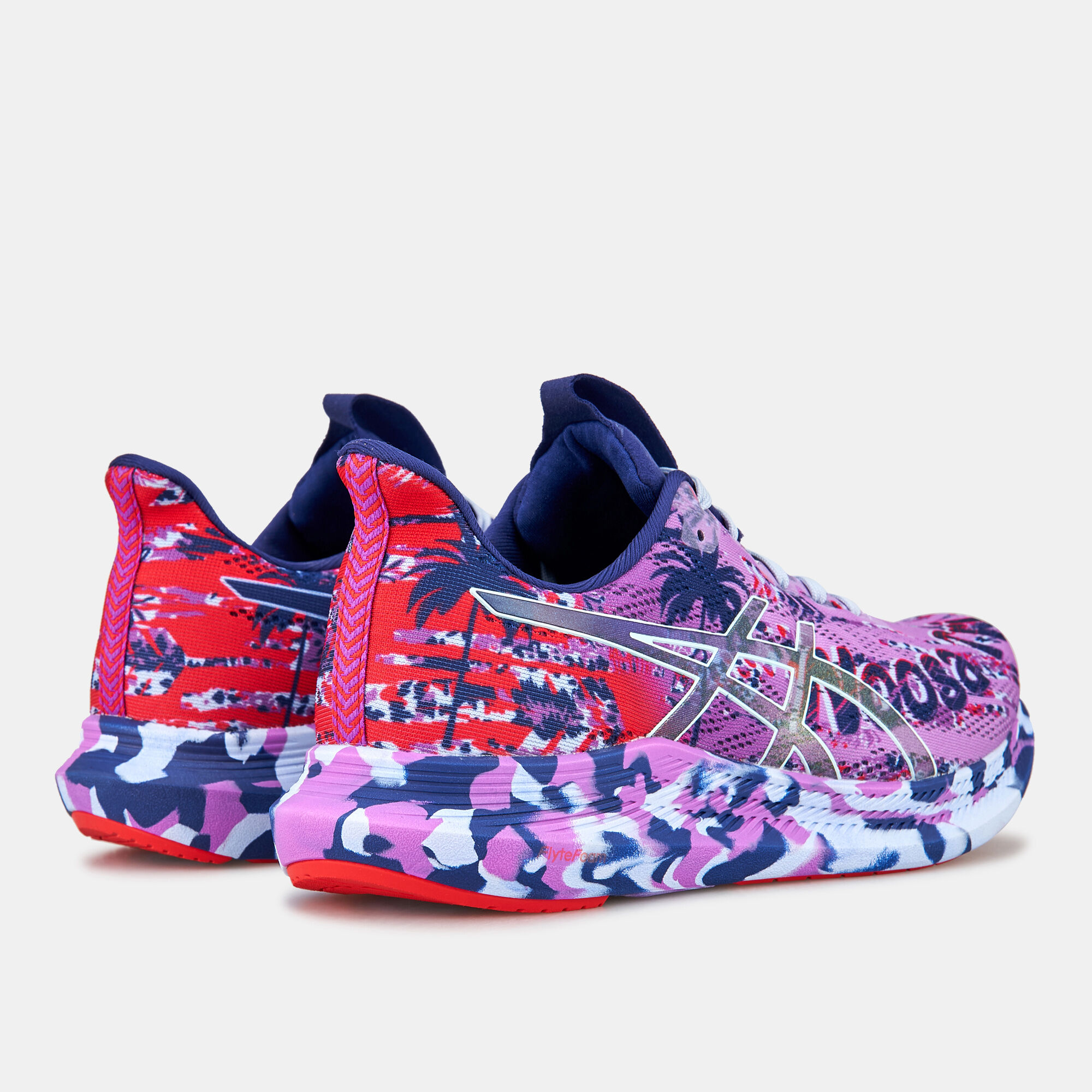 Multi colored asics womens hot sale