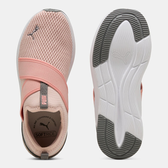 PUMA Women's SOFTRIDE Harli Running Slip-On Shoes Pink PUMA Women's SOFTRIDE Harli Running Slip-On Shoes Pink image number 3