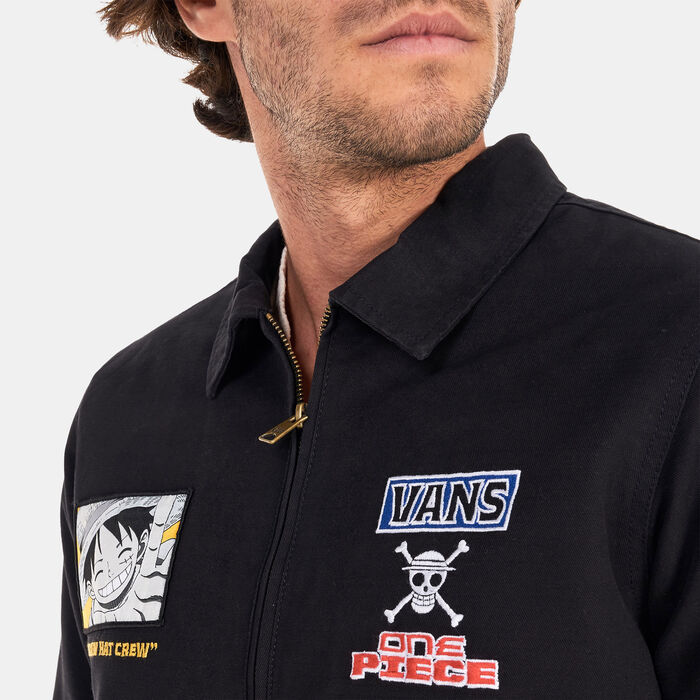 Vans Men's x One Piece Station Jacket Black Vans Men's x One Piece Station Jacket Black image number 3