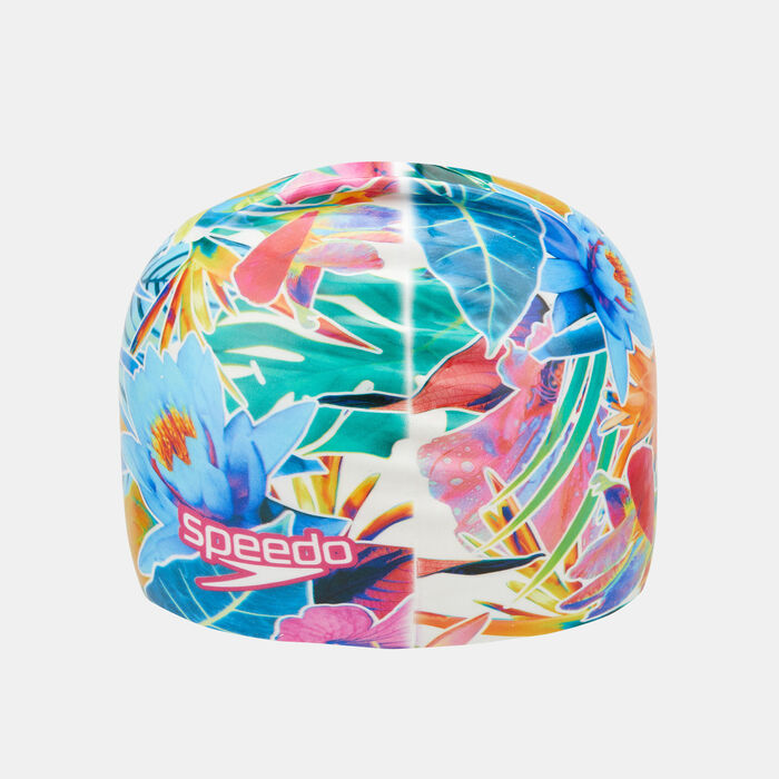 Speedo Digital Printed Swimming Cap Multi-Color Speedo Digital Printed Swimming Cap Multi-Color image number 1