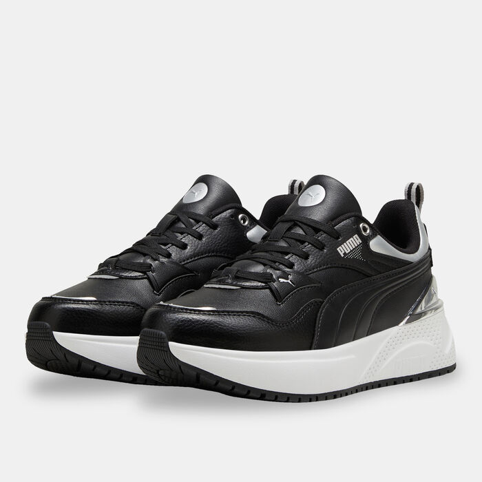 PUMA Women's R78 Disrupt Metallic Dream Shoes White PUMA Women's R78 Disrupt Metallic Dream Shoes White image number 1