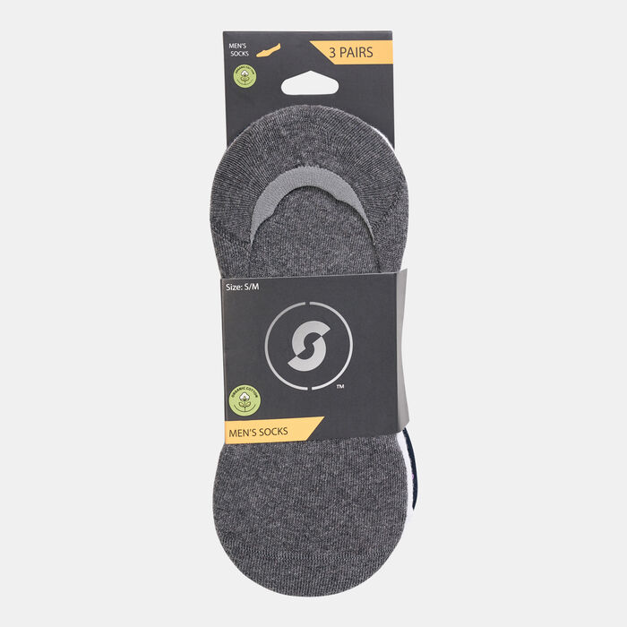Sun and Sand Sports Men's Half-Cushioned No-Show Socks (3 Pack) - S/M White Sun and Sand Sports Men's Half-Cushioned No-Show Socks (3 Pack) - S/M White image number 1