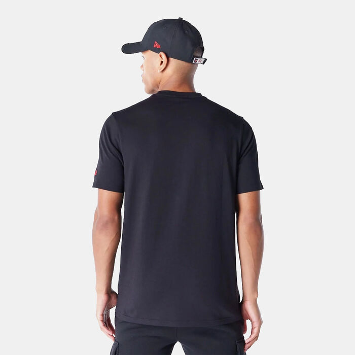 New Era Men's NBA Chicago Bulls Graphc T-Shirt Black New Era Men's NBA Chicago Bulls Graphc T-Shirt Black image number 1