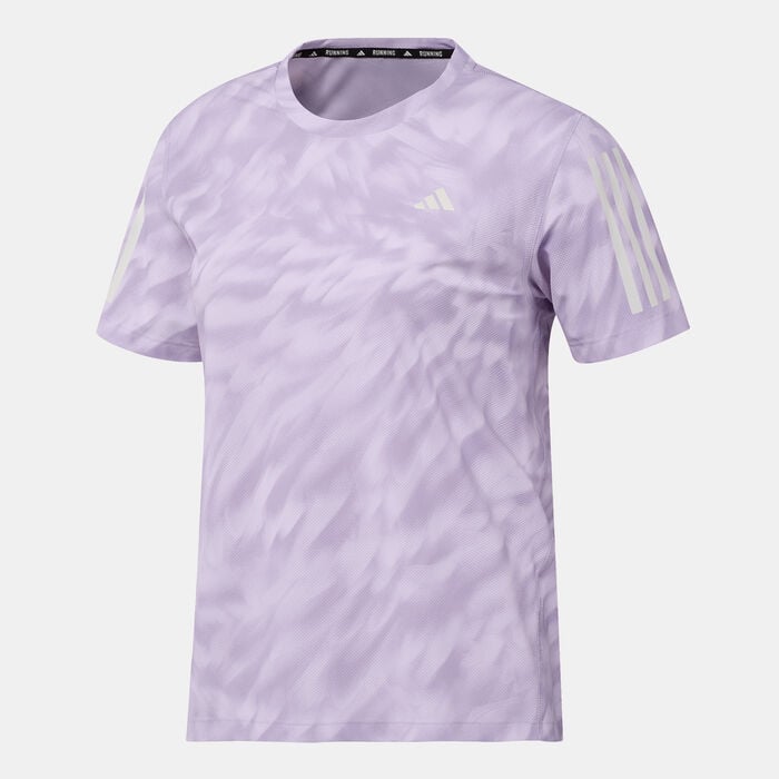 adidas Women's Own the Run T-Shirt Purple adidas Women's Own the Run T-Shirt Purple image number 0