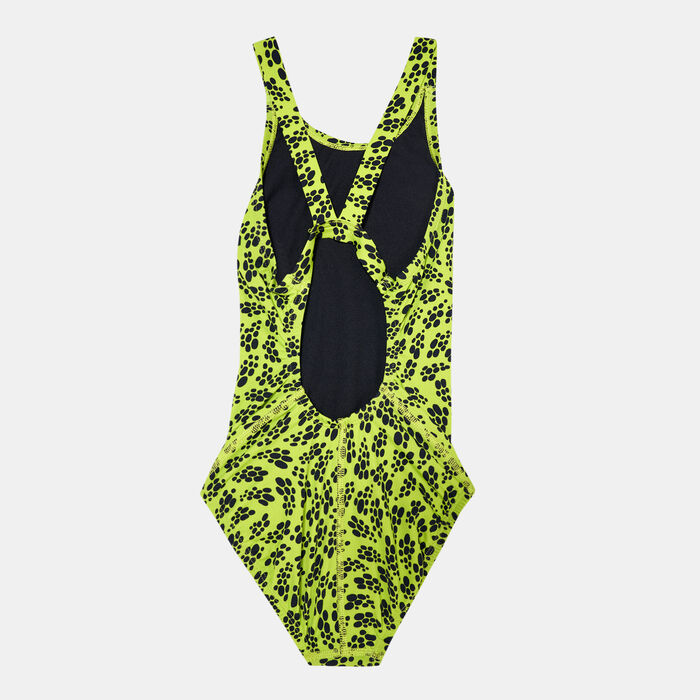 Nike Swim Kids' Fastback One Piece Swimsuit Green Nike Swim Kids' Fastback One Piece Swimsuit Green image number 1