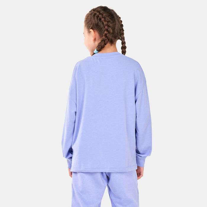 Nike Kids' Yoga Dri-FIT T-Shirt Blue Nike Kids' Yoga Dri-FIT T-Shirt Blue image number 1