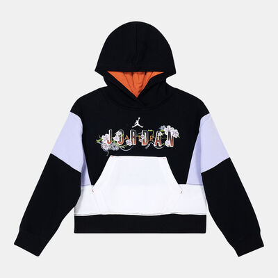 Jordan Kids' Air Garden Pullover Hoodie Black Jordan Kids' Air Garden Pullover Hoodie Black